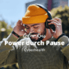 Stress abbauen - Power durch Pause